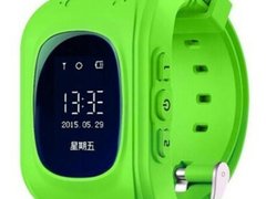 Ceas Smartwatch copii GPS Tracker iUni Q50, Telefon incorporat, Apel SOS, Verde